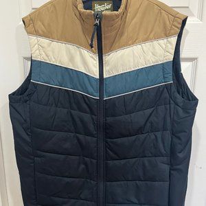 NWT Howler Bros Crowley Vest Pilot Blue/ Tan Western Vintage Style L